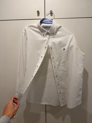 Camisa Carolina Herrera Blanca Hombre