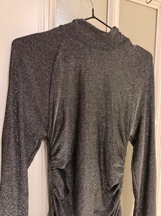 Vestido largo brillante espalda descubierta nuevo