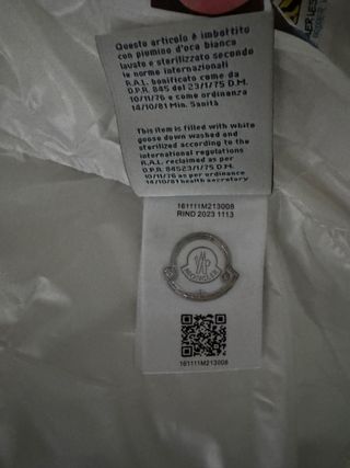 Giacca Moncler Maya Bianca