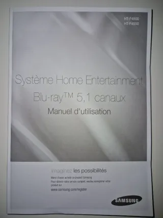 Home Cinema Samsung HT-F4500 Blu-ray 3D + gafas 3D