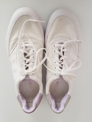 Zapatillas Adidas 3MC Hombre Blancas/Moradas