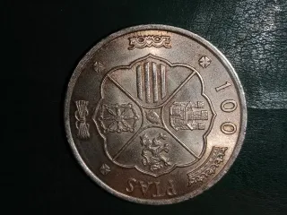 2 Monedas 100 Ptas Franco Plata 1966 *66 y *68