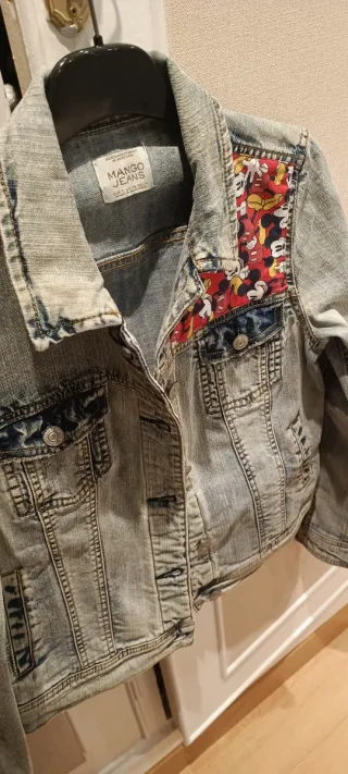Cazadora vaquera vintage Mickey Mango Talla S