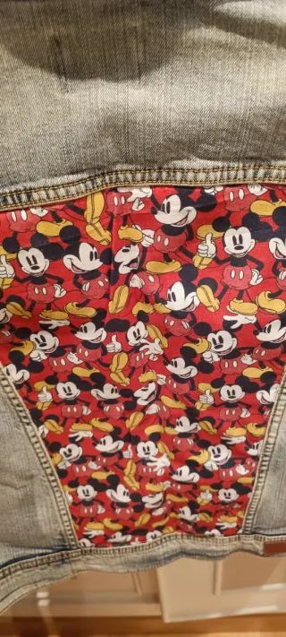 Cazadora vaquera vintage Mickey Mango Talla S