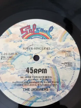 Vinilo Maxi Single The Jammers - Be Mine Tonight
