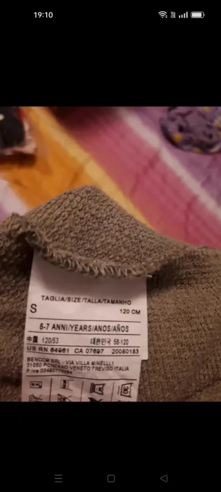 Felpa bambina camouflage