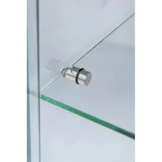 Vitrina expositora cristal 4 estantes.