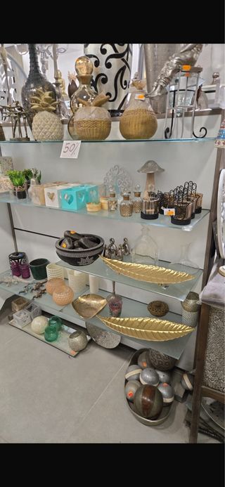 Gondolas madera y vidrio