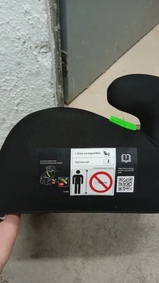 Alzador coche niño negro