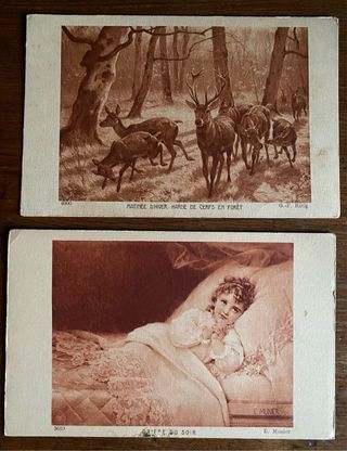 Postal antigua Ed. Braun & Cie. Paris (1910-1925)