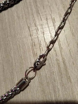 Collana Uomo Sector Energy Argento Nero