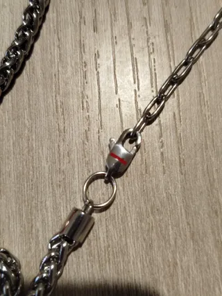 Collana Uomo Sector Energy Argento Nero