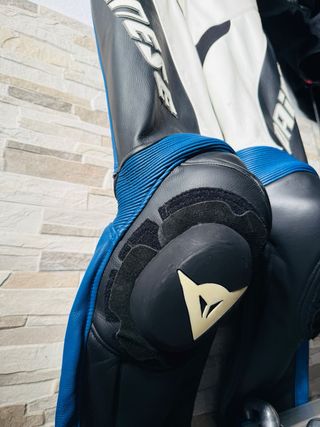 Mono Piel Dainese Azul y Blanco