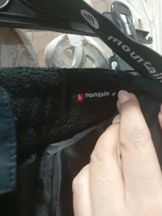 Pantalones de nieve mujer negros