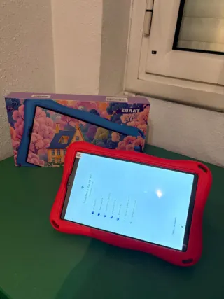 Tablet Infantil SUAAT Android 9 Roja NUEVA sin uso