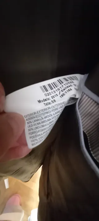 Blazer Massimo Dutti Hombre beige Multicolor