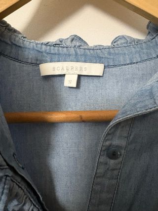 Camisa Scalpers Vaquera Azul
