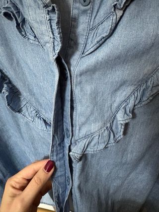 Camisa Scalpers Vaquera Azul