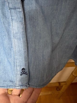 Camisa Scalpers Vaquera Azul