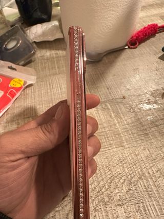 Custodia iPhone 12 Rosa Brillante Antiurto