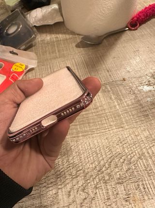 Custodia iPhone 12 Rosa Brillante Antiurto