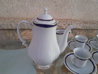 Juego de café 6 servicios porcelana