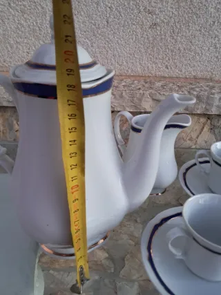 Juego de café 6 servicios porcelana