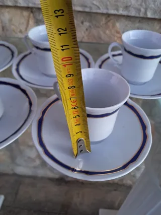 Juego de café 6 servicios porcelana