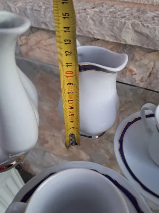 Juego de café 6 servicios porcelana