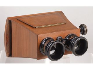 visor estereoscópico (c1890-1920s) _ estereoscopio