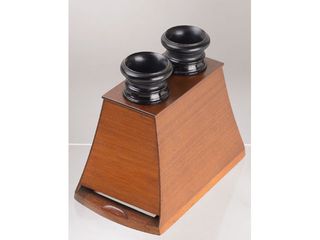 visor estereoscópico (c1890-1920s) _ estereoscopio