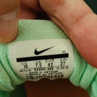 Zapatillas Nike Talla 42 Gris y Verde