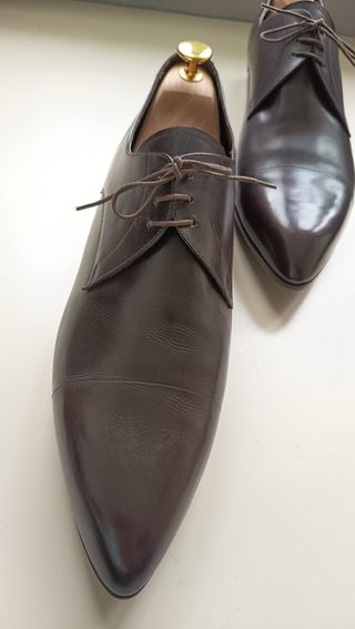 Scarpe Vittoriosa Pelle Nera Tg 46