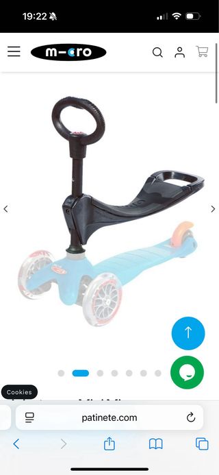 Asiento para patinete Micro