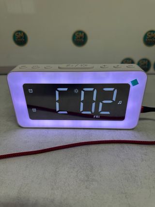 Reloj Despertador Digital LED Multicolor