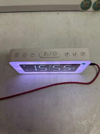 Reloj Despertador Digital LED Multicolor