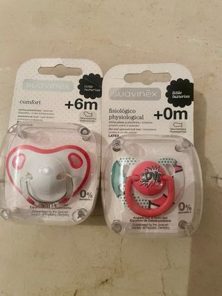Biberón Suavinex 270ml y Chupetes Suavinex