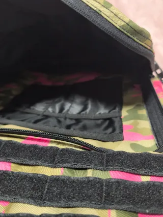 Mochila Camuflaje Rosa y Verde