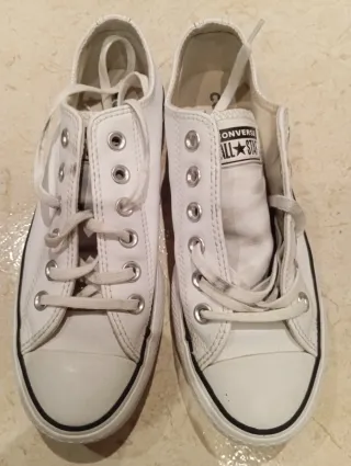 Zapatillas Converse pel Blancas Talla 37