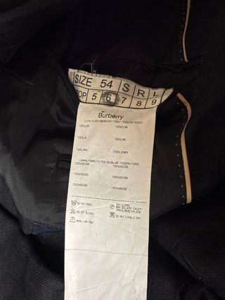 Blazer Burberry London Clásico Negro