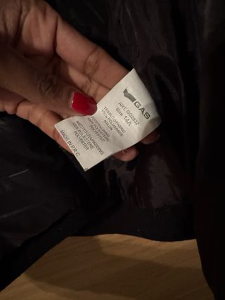 Chaqueta de plumas GAS Talla 14A Negra