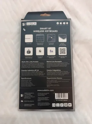 Teclado Bluetooth SUBBLIM