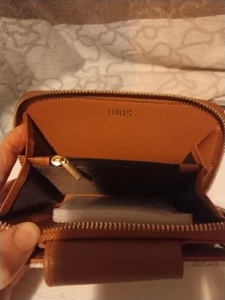 Cartera Tous beige y Marrón