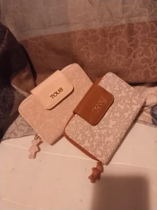 Cartera Tous beige y Marrón