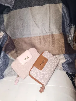 Cartera Tous beige y Marrón