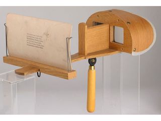 visor estereoscópico tipo Holmes _ estereoscopio