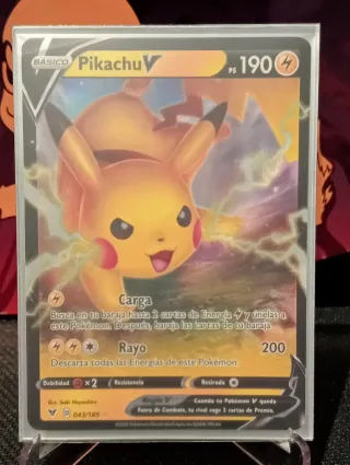Carta Pokémon Pikachu V 043/185