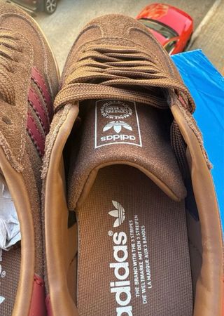 Adidas Gazelle Mujer Marrón/Rojo