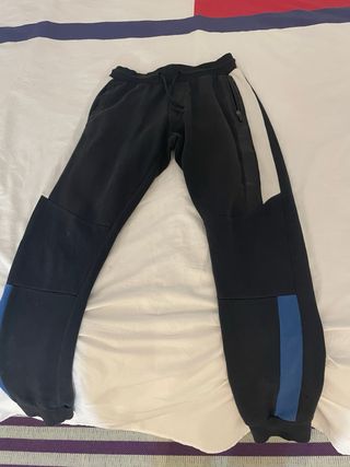 Pantalón chándal Kiabi negro/azul T.XS