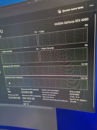 Pc gaming  RTX 4060, Ryzen 7 5800X, 32gb Ram